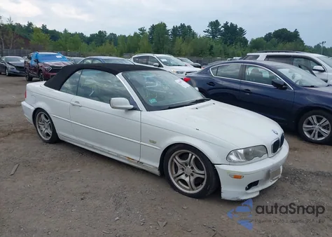 2001 BMW 330Ci z USA, uszkodzony, nr VIN WBABS53491EV85712